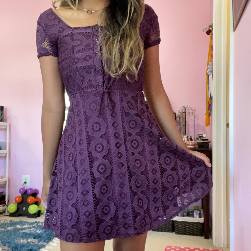 Aeropostale Purple lace dress